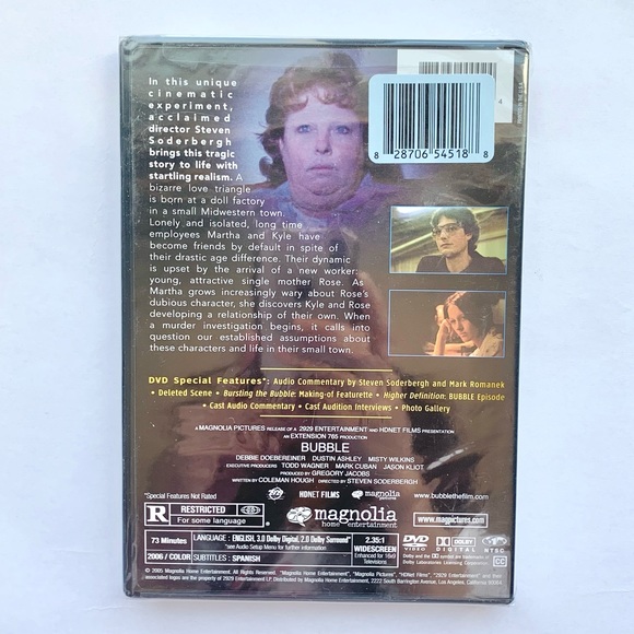 NWT Sealed Bubble DVD By Steven Soderbergh Indie - Picture 2 of 2